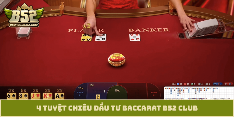 4 tuyệt chiêu đầu tư Baccarat B52 Club