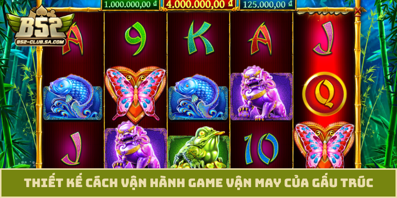 Thiết kế cách vận hành game Vận may của Gấu trúc