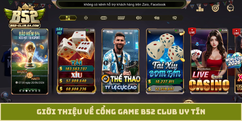 Giới thiệu về cổng game B52 Club uy tín